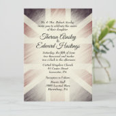 英動揺して国国旗の結婚式招待状 招待状 (スタンド正面)