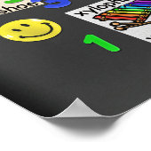 英単語と他のアルファベット ポスター (角)