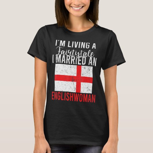 英国おとぎ話結婚したに住む Tシャツ (正面)