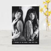 英国おもしろいバイクもしくは自転車に乗る人バイク誕生日 カード (黄色い花)