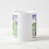 英国おもしろい交通警察漫画 ジャンボコーヒーマグカップ (正面)