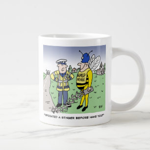 英国おもしろい交通警察漫画 ジャンボコーヒーマグカップ