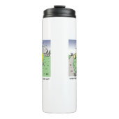 英国おもしろい交通警察漫画 タンブラー (正面)