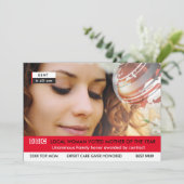 英国おもしろい母の日🎉偽テレビニュースカード 招待状 (スタンド正面)