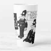 英国おもしろい警察養成所 カフェラテマグ (正面)