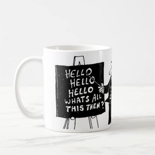 英国おもしろい警察養成所 コーヒーマグカップ (左)