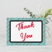 英国おもしろい50th誕生日偽ニュース サンキューカード (スタンド正面)