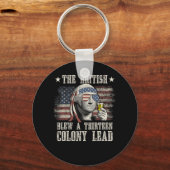英国おもしろいA13吹植民地が7月4日にリード キーホルダー (正面)