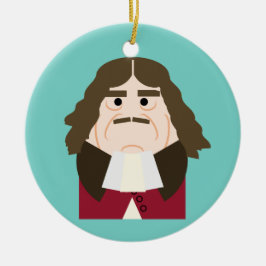 英国とスコットランドのチャールズ二世王 セラミックオーナメント