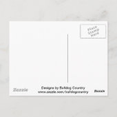 英国とフランスのブルドッグ ポストカード (裏面)