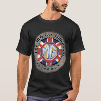 英国に乗るmg車 tシャツ