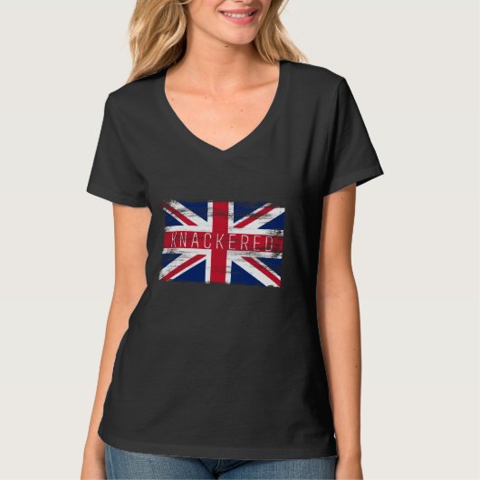 英国のおもしろい俗語プライドイギリス国旗の英語 Tシャツ (正面)