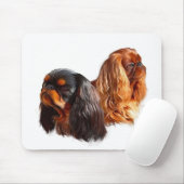 英国のおもちゃスパニエル犬 マウスパッド (マウス)