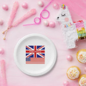 英国のアメリカのイギリスの英国国旗の旗のカスタム ペーパープレート (パーティー)