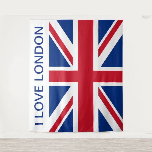 英国のイギリス王室のユニオンのジャック国旗の特大 タペストリー (正面)