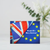 英国のイベントEUのための専攻のBrexit思い出の葉品品 ポストカード (スタンド正面)