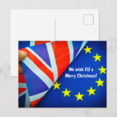 英国のイベントEUのための専攻のBrexit思い出の葉品品 ポストカード (正面/裏面)