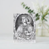 英国のウィリアム二世、1618年 ポストカード (スタンド正面)