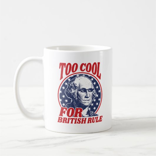英国のカッコいい支配に苦しむ コーヒーマグカップ (左)