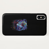 英国のカラフルブルドッグが英国のブルドッグを贈呈 Case-Mate iPhoneケース (裏面(横))