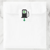 英国のガソリン価格の下落 スクエアシール (バッグ)