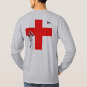 英国のコオロギ Tシャツ (裏面)