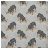 英国のコッカースパニエルおよび蝶art. ファブリック (見本)