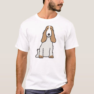 英国のコッカースパニエル犬の漫画 Tシャツ