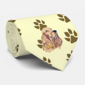 英国のコッカースパニエル ネクタイ (ロール)