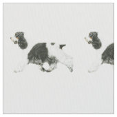 英国のコッカースパニエル ファブリック (クローズアップ)