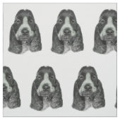 英国のコッカースパニエル ファブリック (見本)