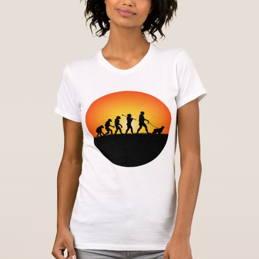 英国のコッカースパニエル Tシャツ (正面)