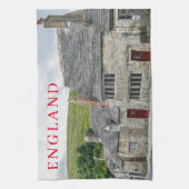 英国のコテージズティータオル キッチンタオル (縦)