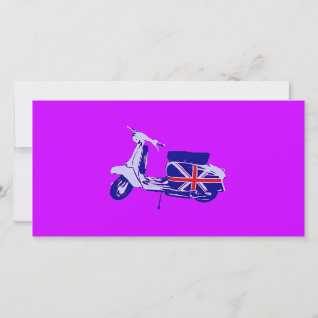 英国のスクーター (正面)