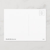 英国のスプリンガースパニエルのクリスマスのデザイン シーズンポストカード (裏面)