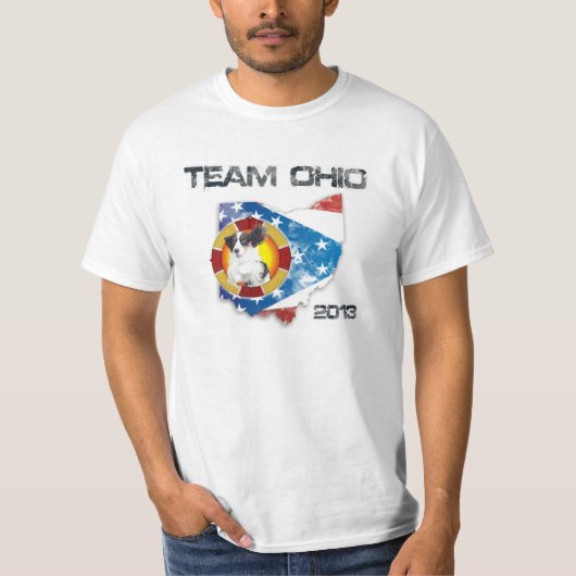 英国のスプリンガースパニエルの"マイル"のTシャツ Tシャツ (正面)