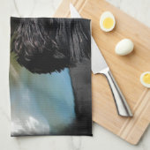 英国のスプリンガースパニエル キッチンタオル (四つ折り)