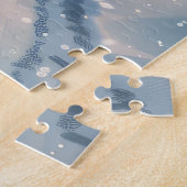 英国のセッタードッグにオートバイクリスマスに乗る ジグソーパズル (側面)