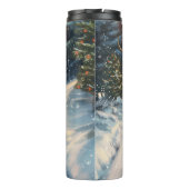 英国のセッタードッグにオートバイクリスマスに乗る タンブラー (裏面)