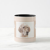 英国のセッター·オレンジ·絵画ベルトンの犬芸術 マグカップ (中央)