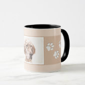 英国のセッター·オレンジ·絵画ベルトンの犬芸術 マグカップ (正面右)