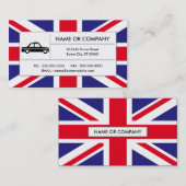 英国のタクシー 名刺 (正面/裏面)