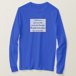 英国のテレビによる感情的ダメージ Tシャツ