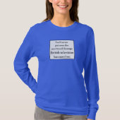 英国のテレビによる感情的ダメージ Tシャツ (正面)