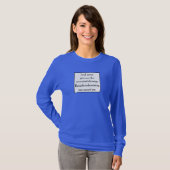 英国のテレビによる感情的ダメージ Tシャツ (正面フル)