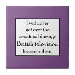 英国のテレビは私に感情的なダメージを与えた。 タイル