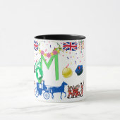 英国のテーマ労働日マグ マグカップ (中央)