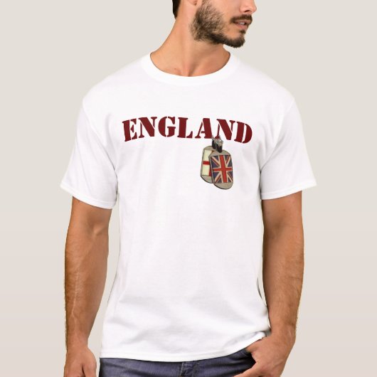 英国のドッグタッグ Tシャツ (正面)