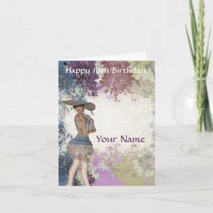 英国のバラのロマンチックな女の子の第16誕生日 カード