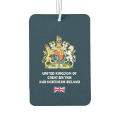 英国のパスポート電話ケース カーエアーフレッシュナー (裏面)